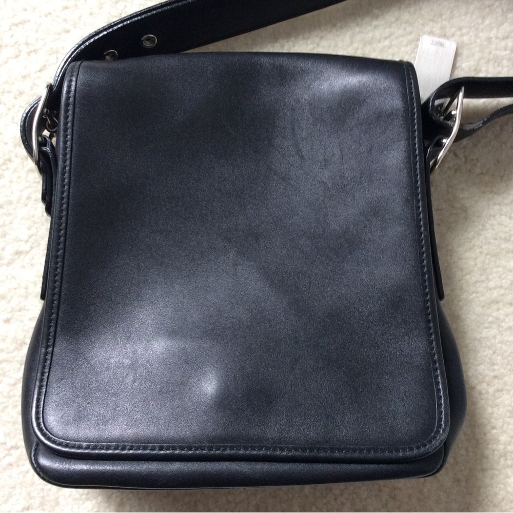 Coach Black Leather Legacy Studio Flap Bag Crossbody Shoulder Bag 9335 new